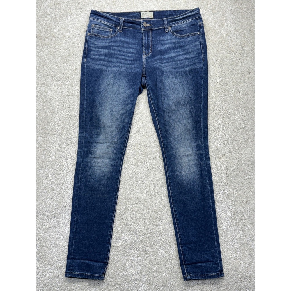 BKE Women's Skinny Jeans - Dark Blue